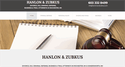 Desktop Screenshot of hanlonandzubkus.com